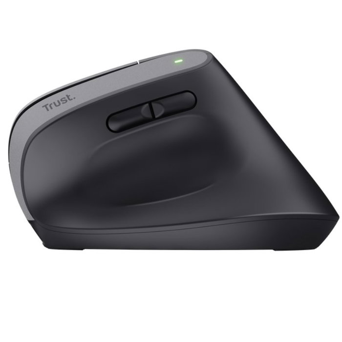 Trust Bayo+ Ratón Vertical Ergonómico Inalámbrico Negro